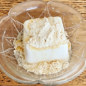 かけるだけ 絹こし豆腐 はちみつ きなこ レシピ 作り方 By チッチとカム 楽天レシピ